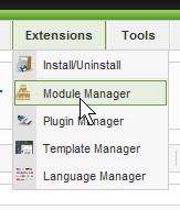 Extensions Module Manager
