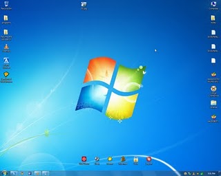 Windows 7 desktop interface