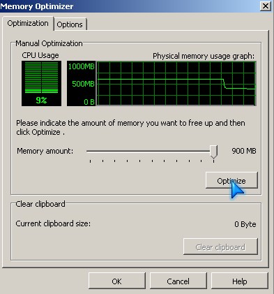 windows memory optimizer