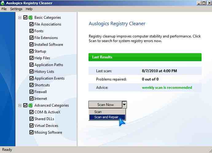 instal the new version for windows Auslogics Registry Defrag 14.0.0.4