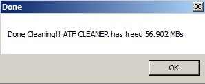 ATF File Cleaner Results