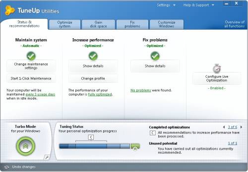 TuneUP Utilities 2011 System Utility