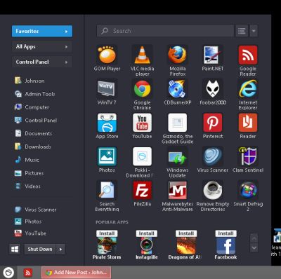 Pokki Windows 8 Startbutton Startmenu program